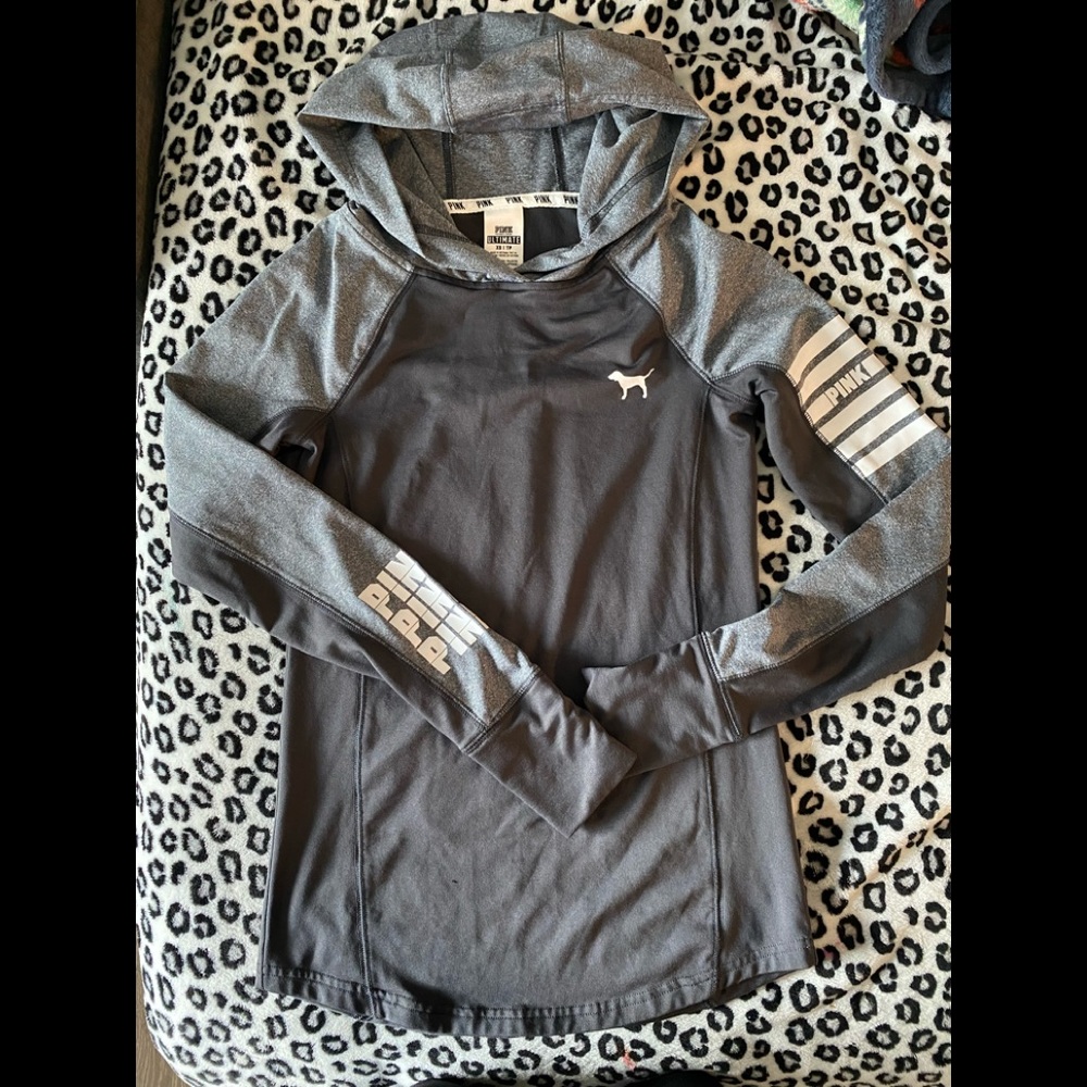 VS PINK grey ultimate running jacket